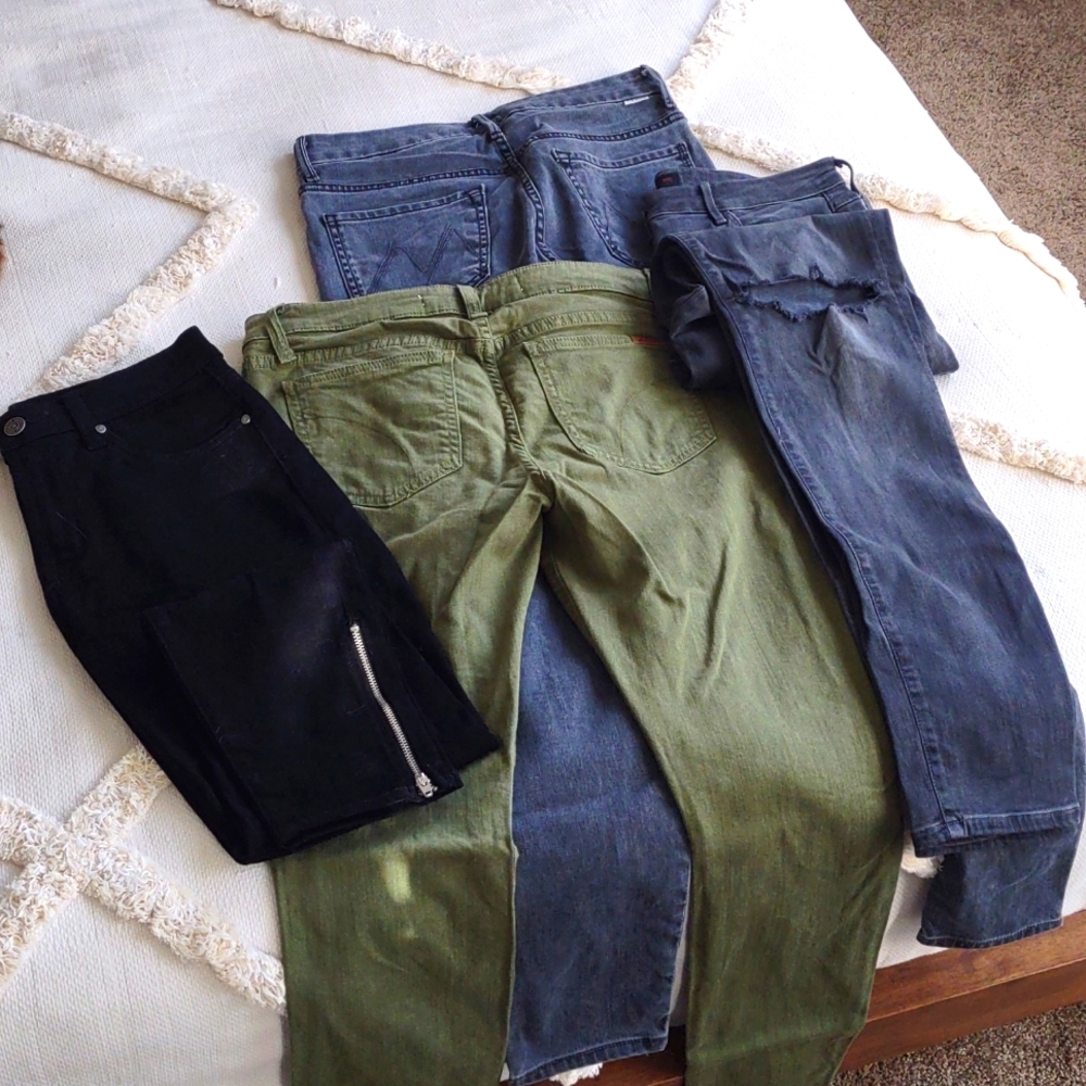 Size 28 Jeans Bundle- MOTHER, Joe's, 3x1, skinny jeans (ankle, regular lengths)